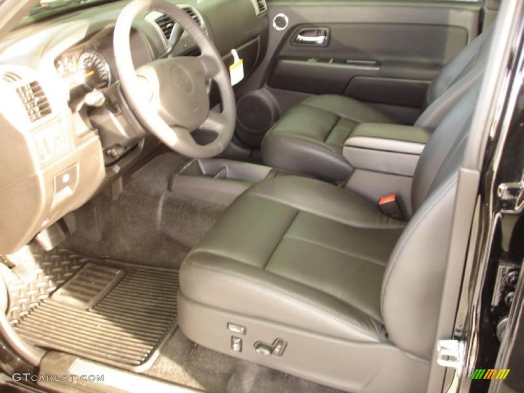 Ebony Interior 2011 Chevrolet Colorado LT Crew Cab Photo #46761264
