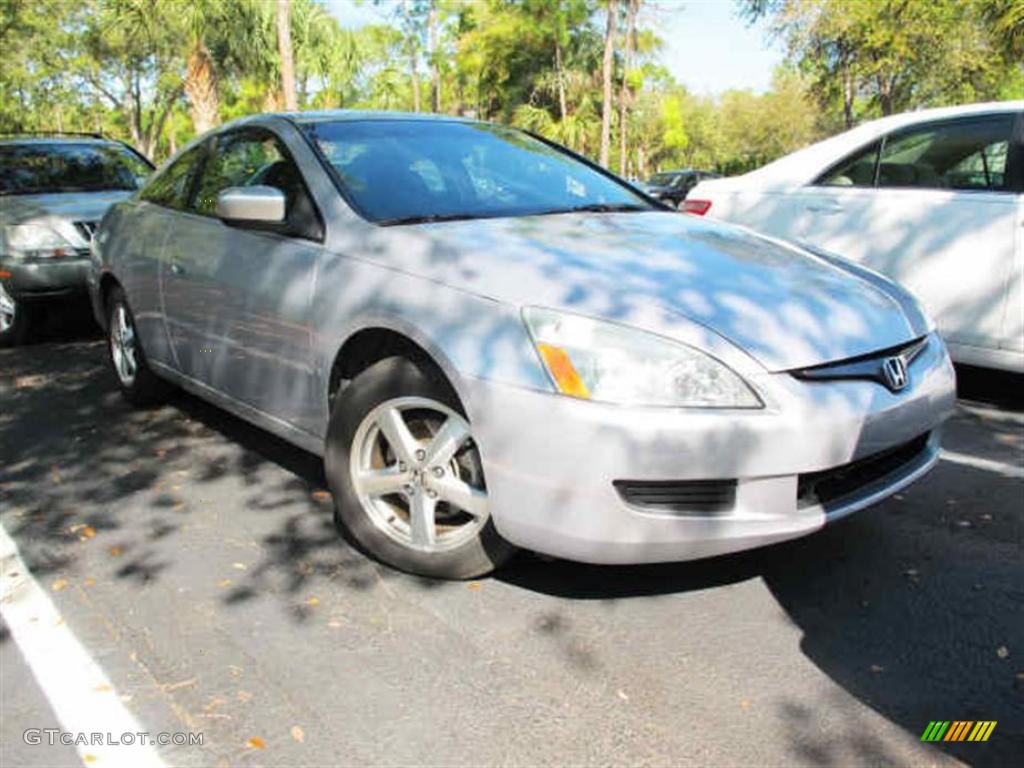 2005 Accord EX Coupe - Silver Frost Metallic / Black photo #1