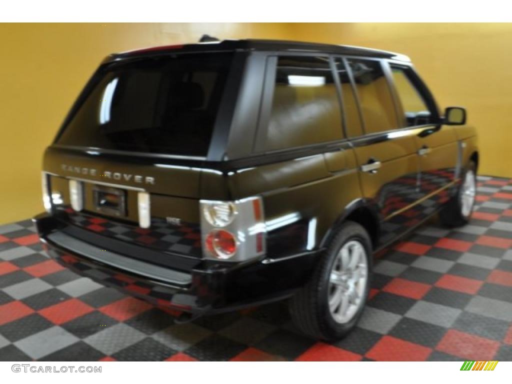 2007 Range Rover HSE - Java Black Pearl / Charcoal photo #4