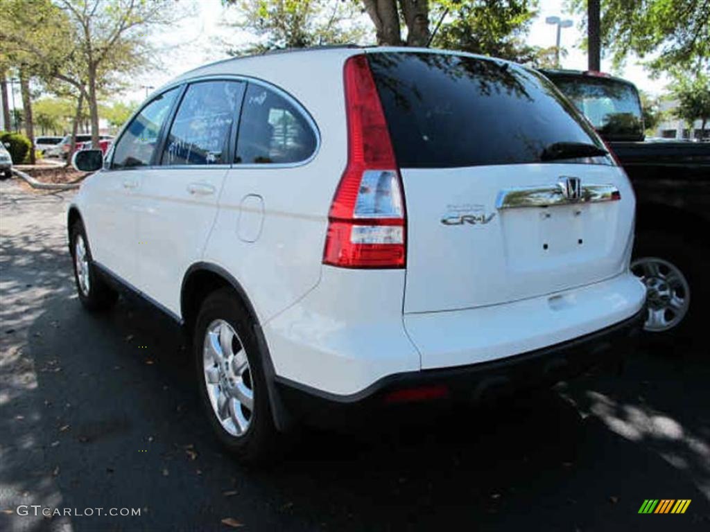 2007 CR-V EX-L - Taffeta White / Gray photo #4