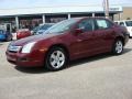 2007 Merlot Metallic Ford Fusion SE V6  photo #2