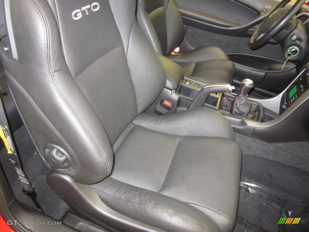 Black Interior 2006 Pontiac GTO Coupe Photo #46762659