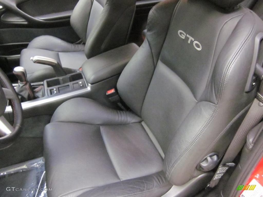 Black Interior 2006 Pontiac GTO Coupe Photo #46762674