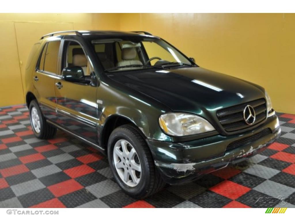 2001 ML 430 4Matic - Cypress Green Metallic / Java photo #1