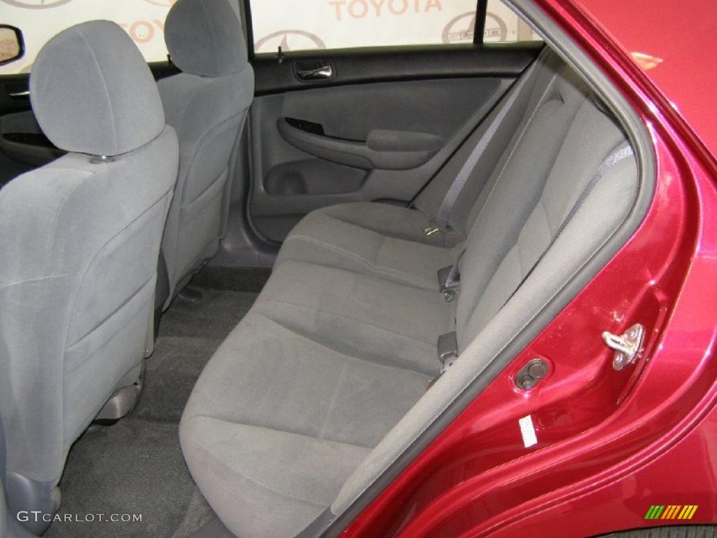 2006 Accord LX V6 Sedan - Redondo Red Pearl / Gray photo #9