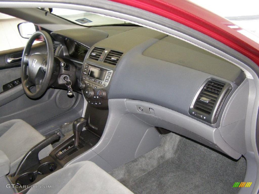 2006 Honda Accord LX V6 Sedan Gray Dashboard Photo #46763334