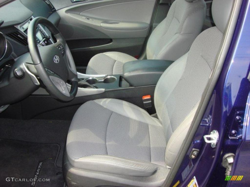 2011 Sonata SE - Indigo Blue Pearl / Gray photo #9