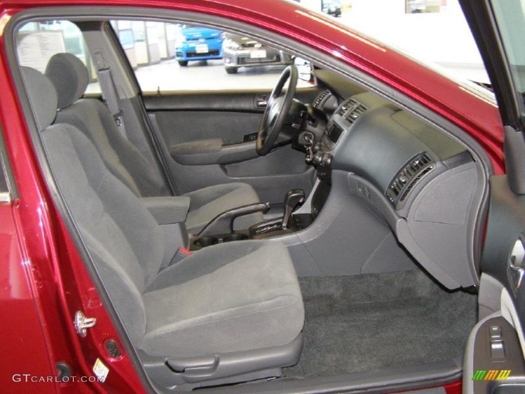 Gray Interior 2006 Honda Accord LX V6 Sedan Photo #46763349