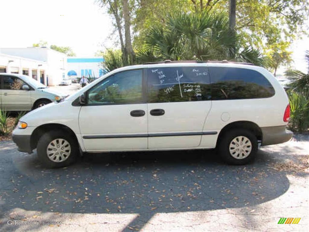 1999 Grand Voyager  - Bright White / Mist Gray photo #2