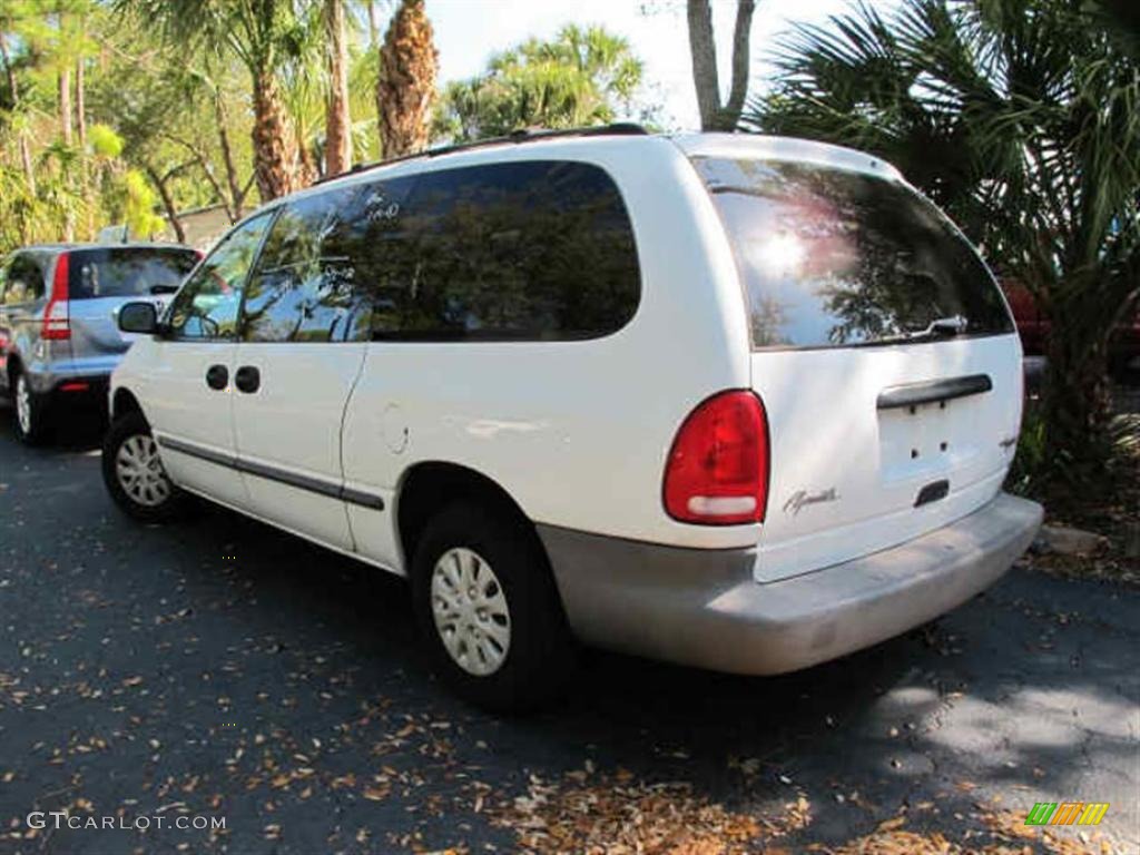 1999 Grand Voyager  - Bright White / Mist Gray photo #3