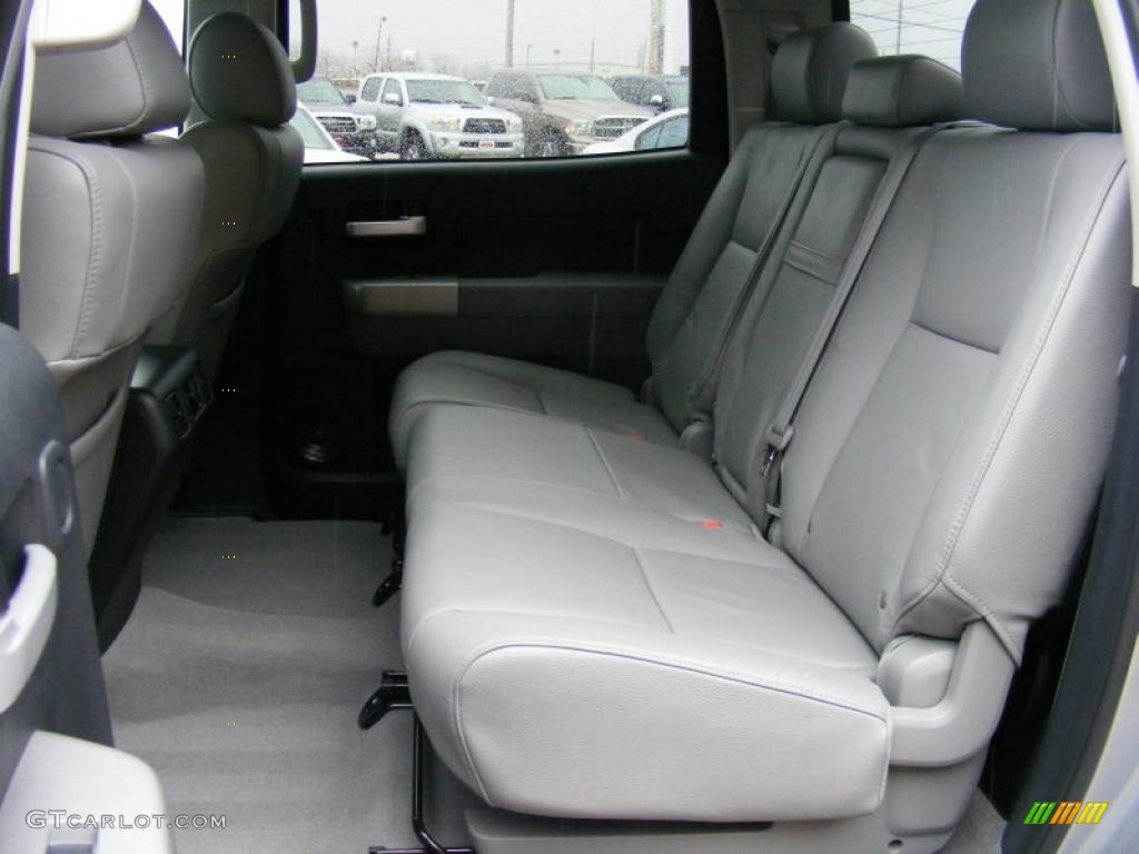 Graphite Gray Interior 2009 Toyota Tundra Limited CrewMax 4x4 Photo #46763790