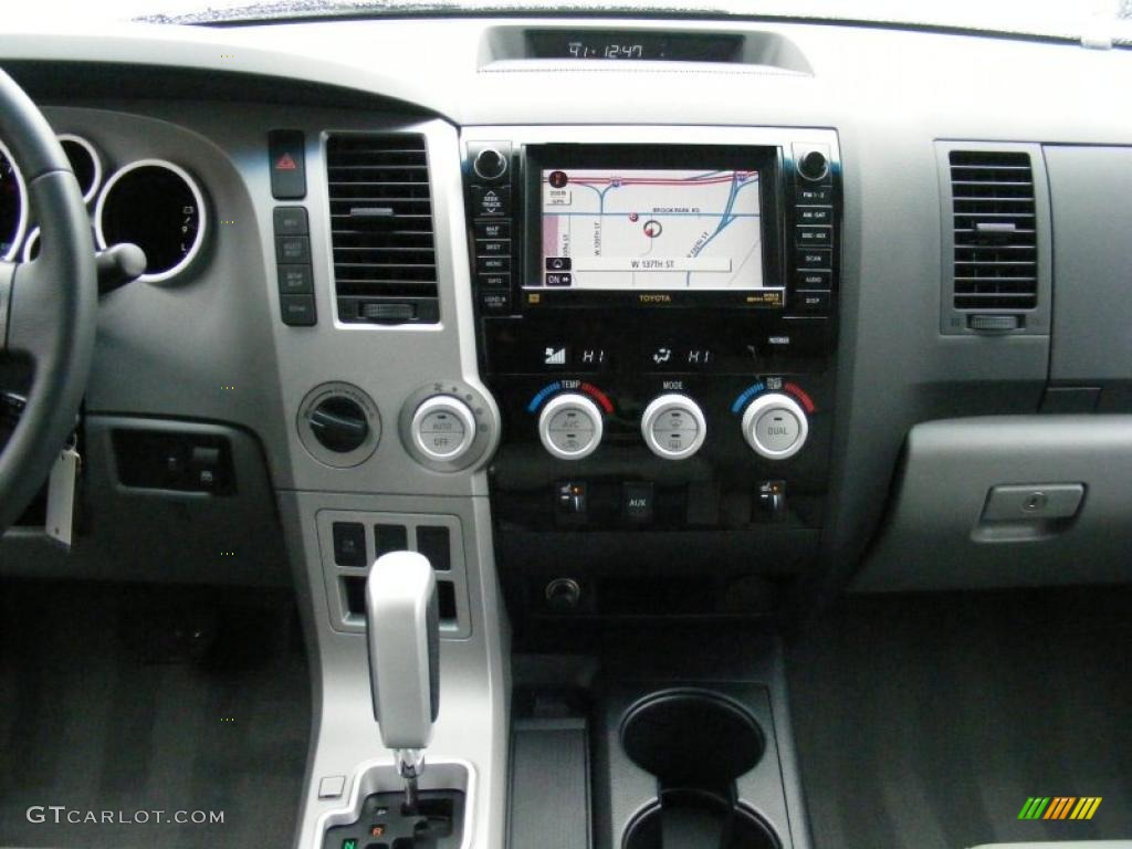 2009 Toyota Tundra Limited CrewMax 4x4 Graphite Gray Dashboard Photo #46763925