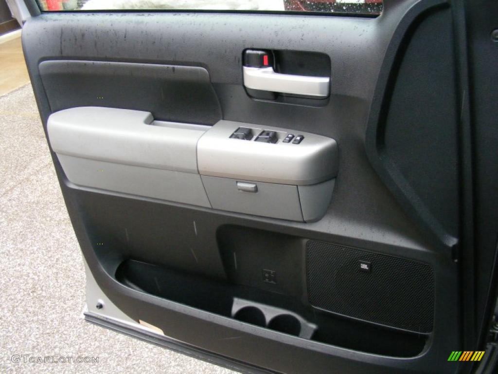 2009 Toyota Tundra Limited CrewMax 4x4 Graphite Gray Door Panel Photo #46764015