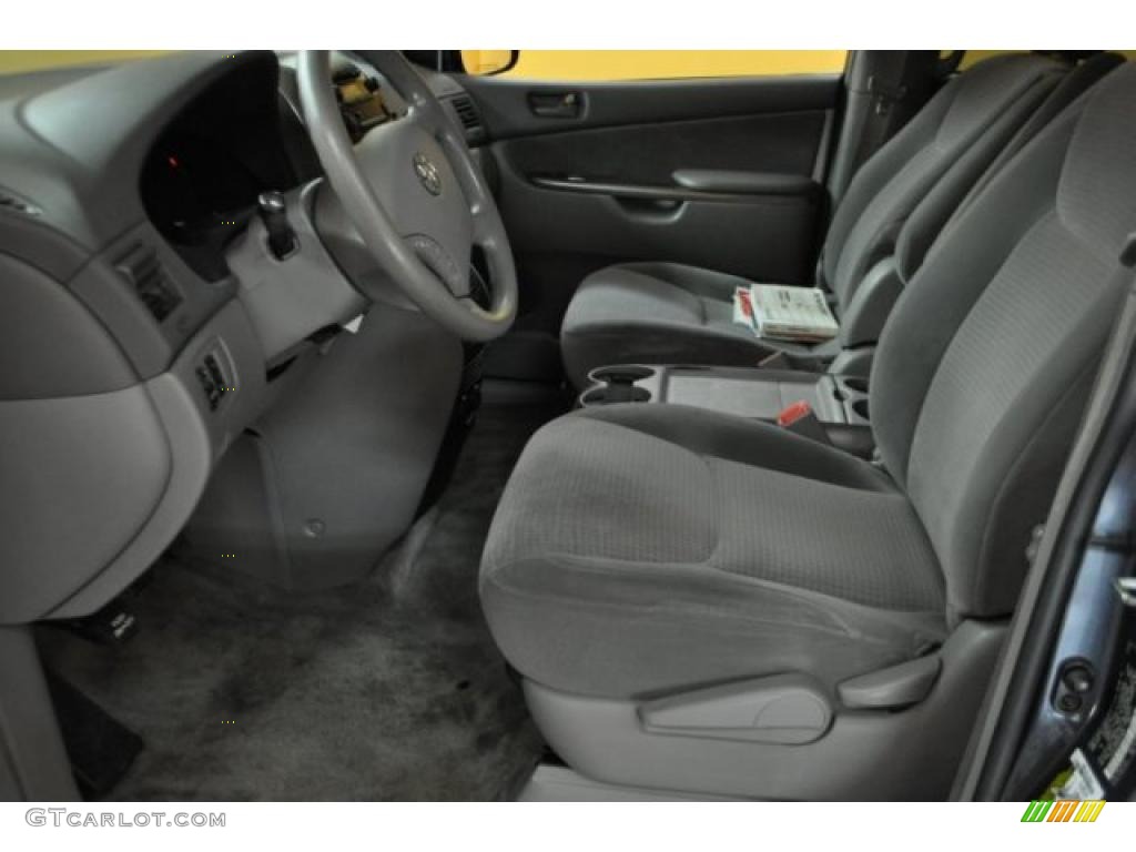 2006 Sienna LE - Slate Metallic / Stone Gray photo #10