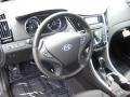 Black 2011 Hyundai Sonata Limited 2.0T Dashboard