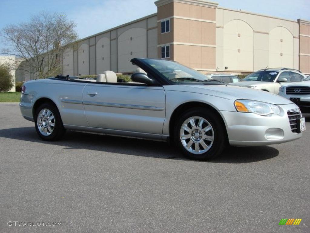2006 Sebring Limited Convertible - Bright Silver Metallic / Light Taupe photo #1
