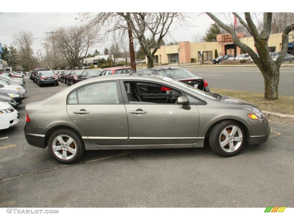 Galaxy Gray Metallic 2008 Honda Civic EX Sedan Exterior Photo #46765533