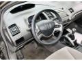 Gray 2008 Honda Civic EX Sedan Dashboard