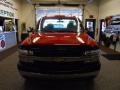 2001 Victory Red Chevrolet Silverado 3500 LS Regular Cab 4x4 Dually  photo #1