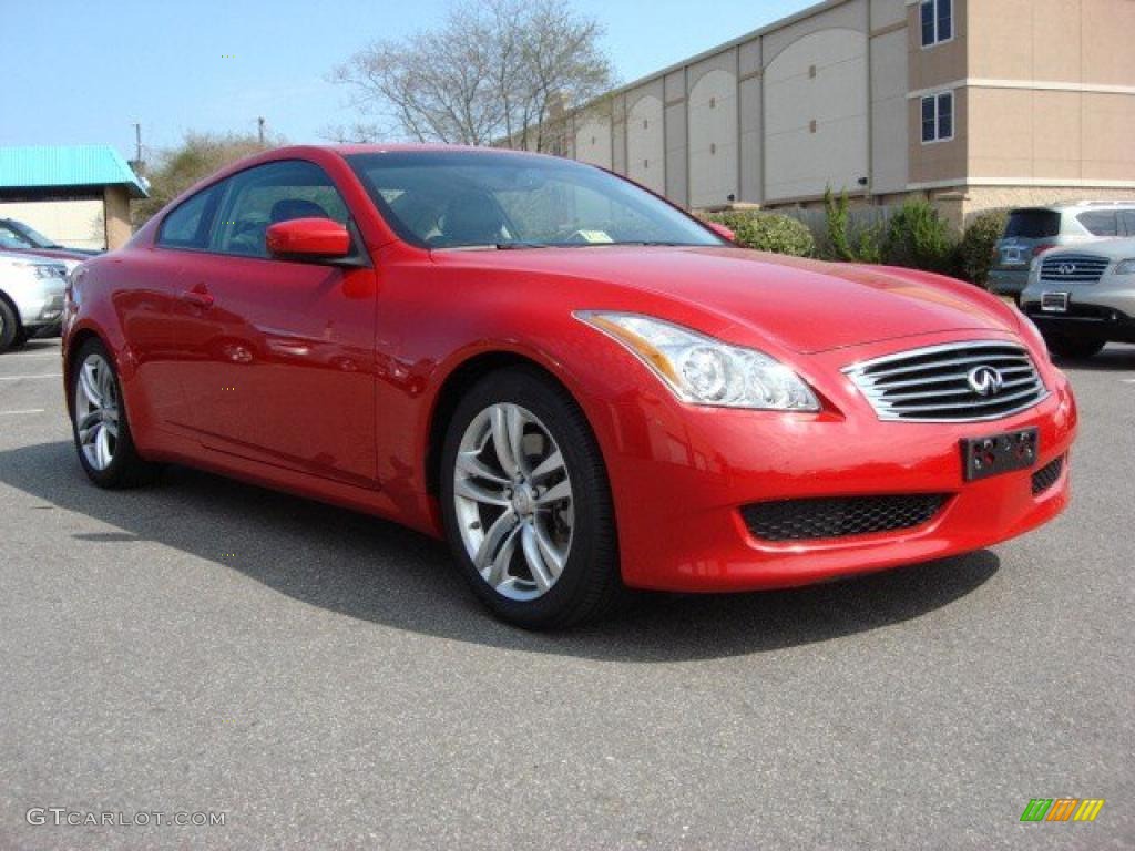 Vibrant Red 2008 Infiniti G 37 Journey Coupe Exterior Photo #46766352