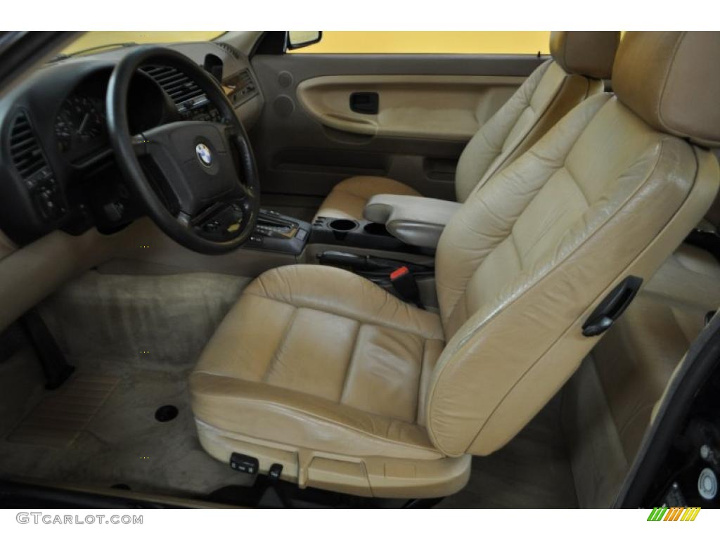 Beige Interior 1995 BMW 3 Series 325is Coupe Photo #46766487