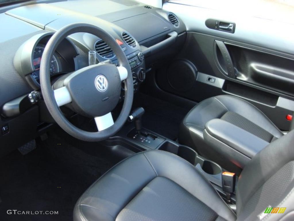Black Interior 2007 Volkswagen New Beetle 2.5 Convertible Photo #46766958