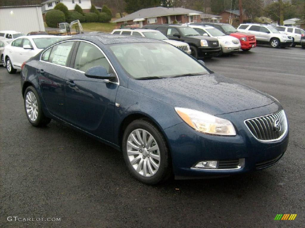 2011 Regal CXL Turbo - Majestic Blue Metallic / Cashmere photo #1