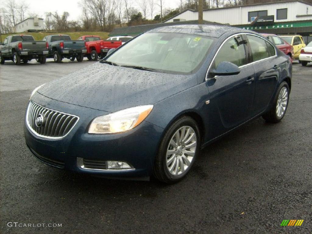 Majestic Blue Metallic 2011 Buick Regal CXL Turbo Exterior Photo #46767012