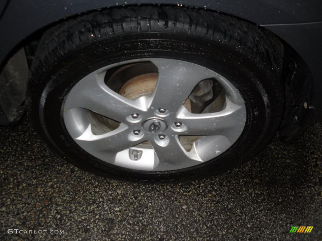 2009 Elantra GLS Sedan - Carbon Gray / Gray photo #12