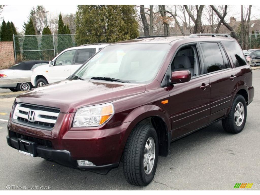 Dark Cherry Pearl Honda Pilot