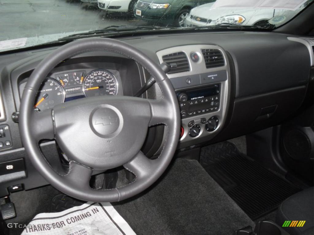 2010 Chevrolet Colorado LT Extended Cab Ebony Dashboard Photo #46767639