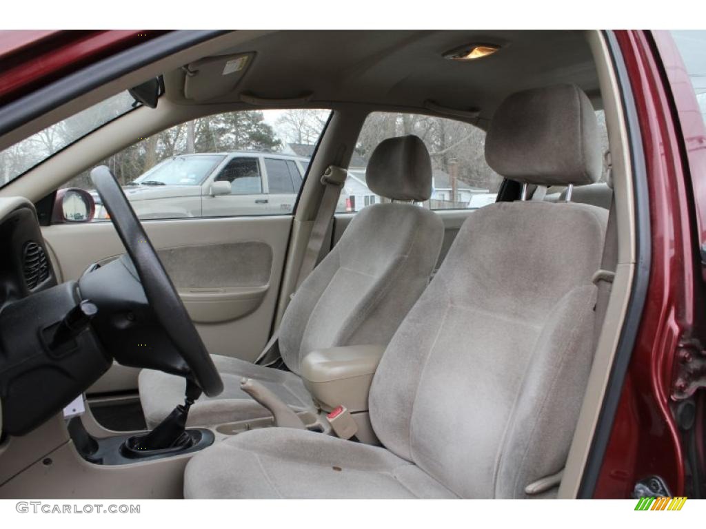 Beige Interior 2001 Kia Sephia Standard Sephia Model Photo #46767966