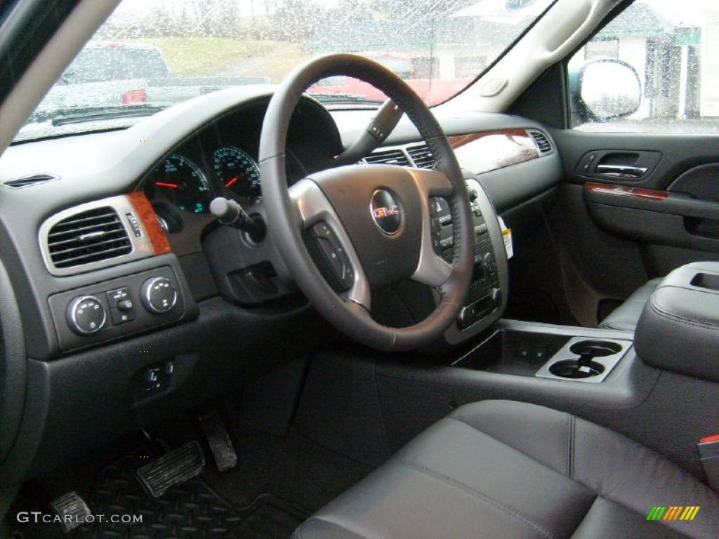 2011 Sierra 2500HD SLT Extended Cab 4x4 - Stealth Gray Metallic / Dark Titanium photo #10