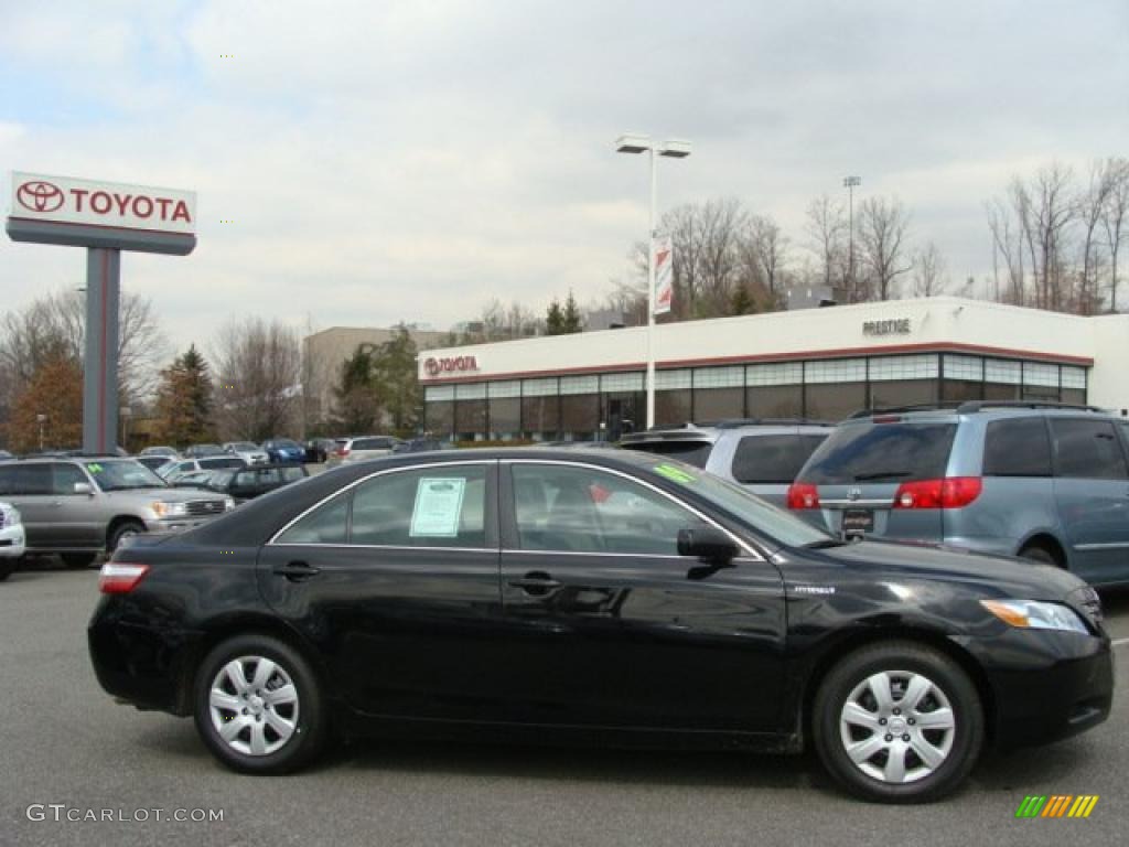 2009 Camry Hybrid - Black / Ash photo #1