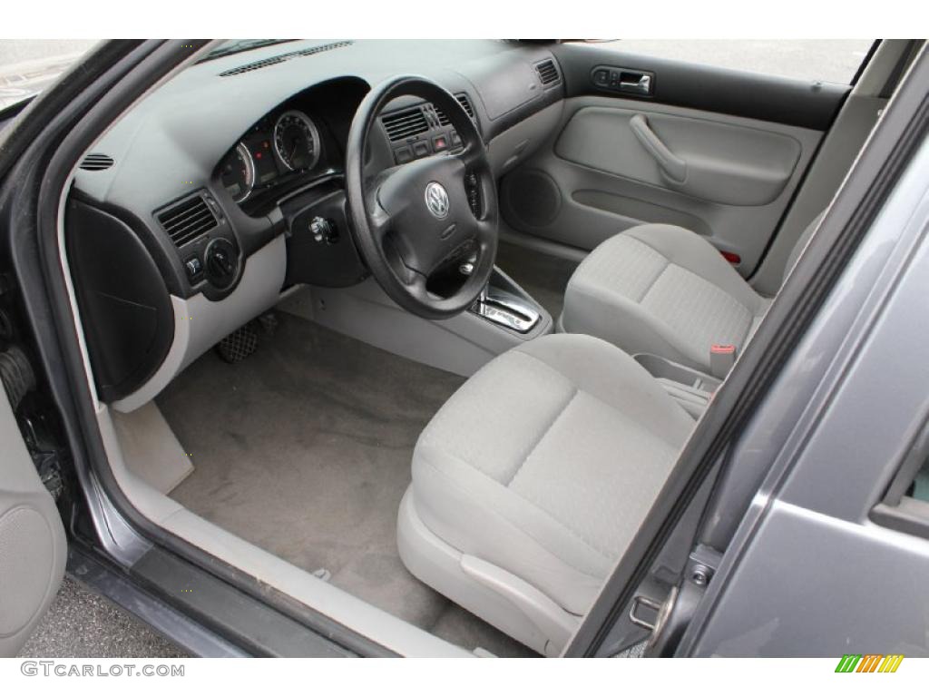 2004 Jetta GL Sedan - Platinum Grey Metallic / Grey photo #11