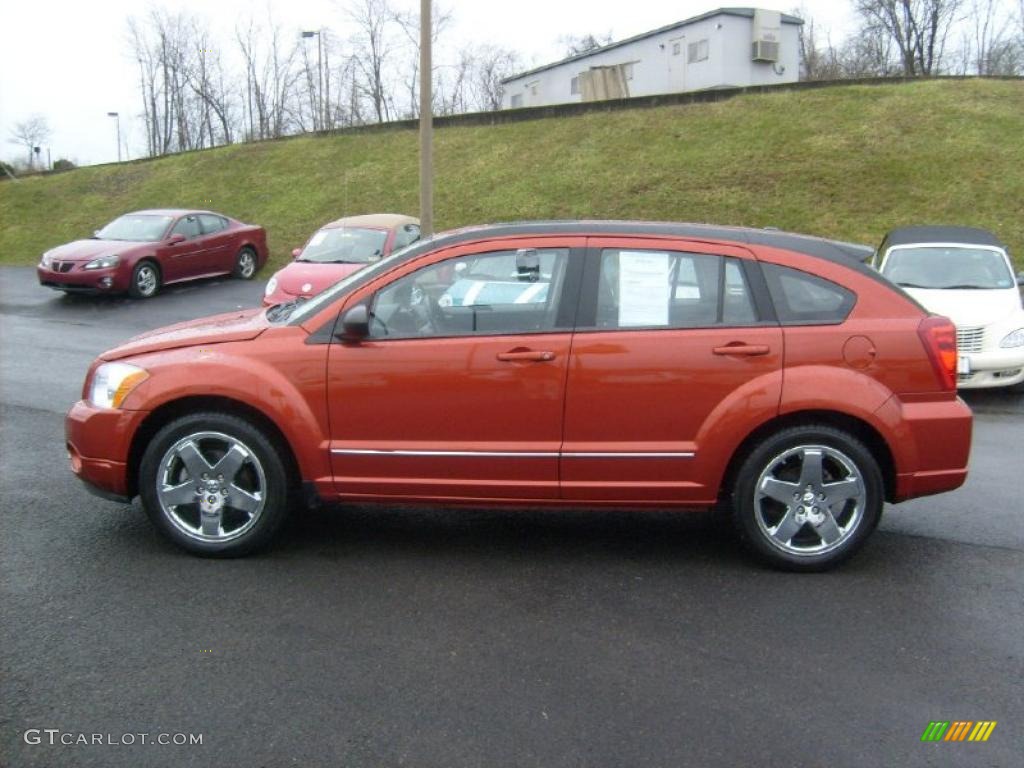 Sunburst Orange Pearl 2008 Dodge Caliber R/T AWD Exterior Photo #46768845
