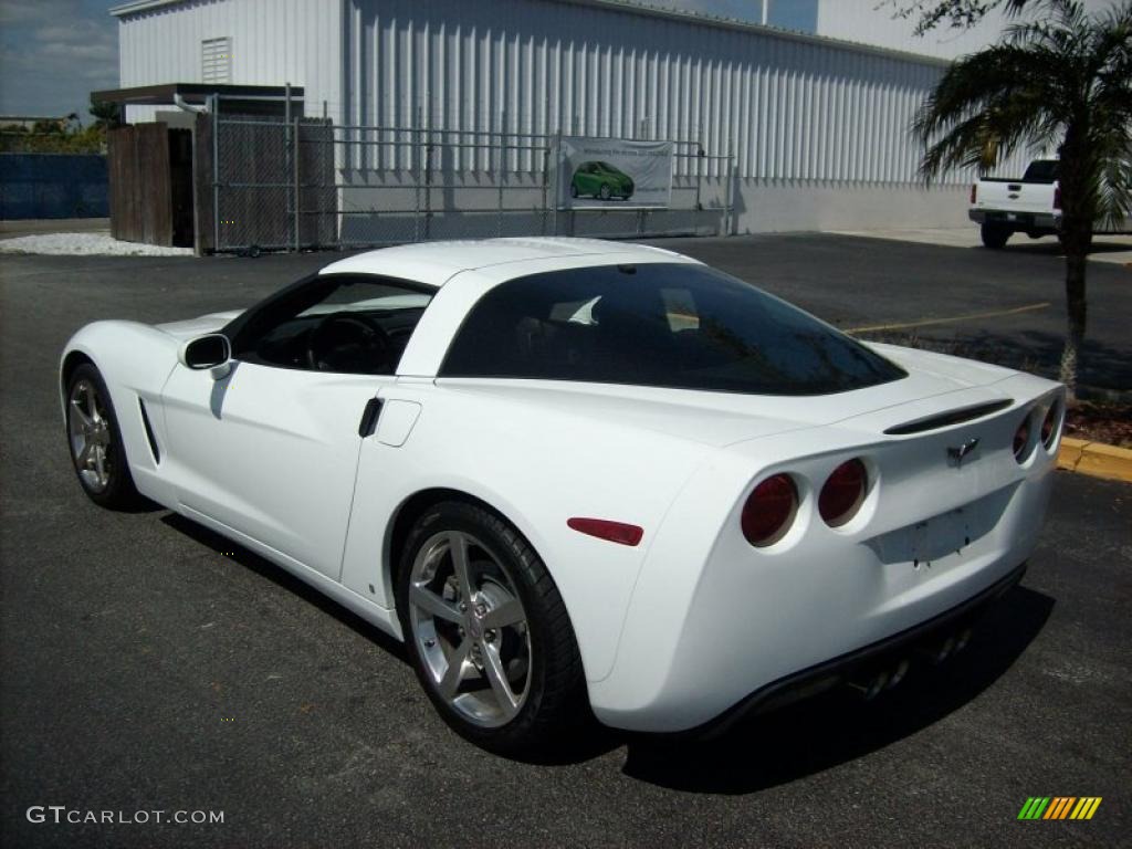 2008 Corvette Coupe - Arctic White / Ebony/Titanium photo #3