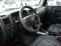 Ebony Black 2007 Hummer H3 X Dashboard