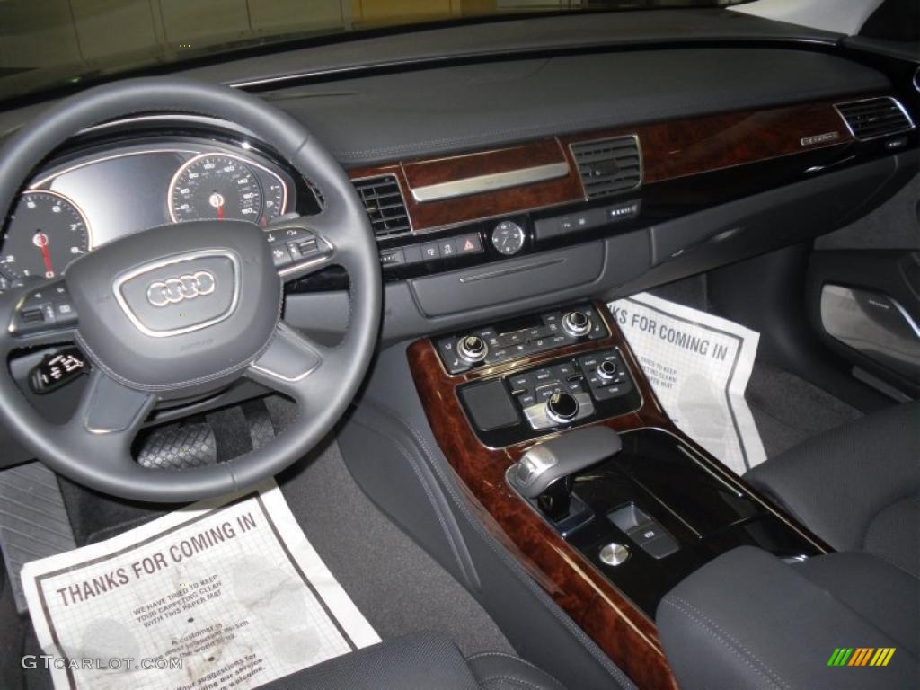 Black Interior 2011 Audi A8 L 4.2 FSI quattro Photo #46770054