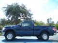 2011 Dark Blue Pearl Metallic Ford F150 XLT Regular Cab 4x4  photo #2