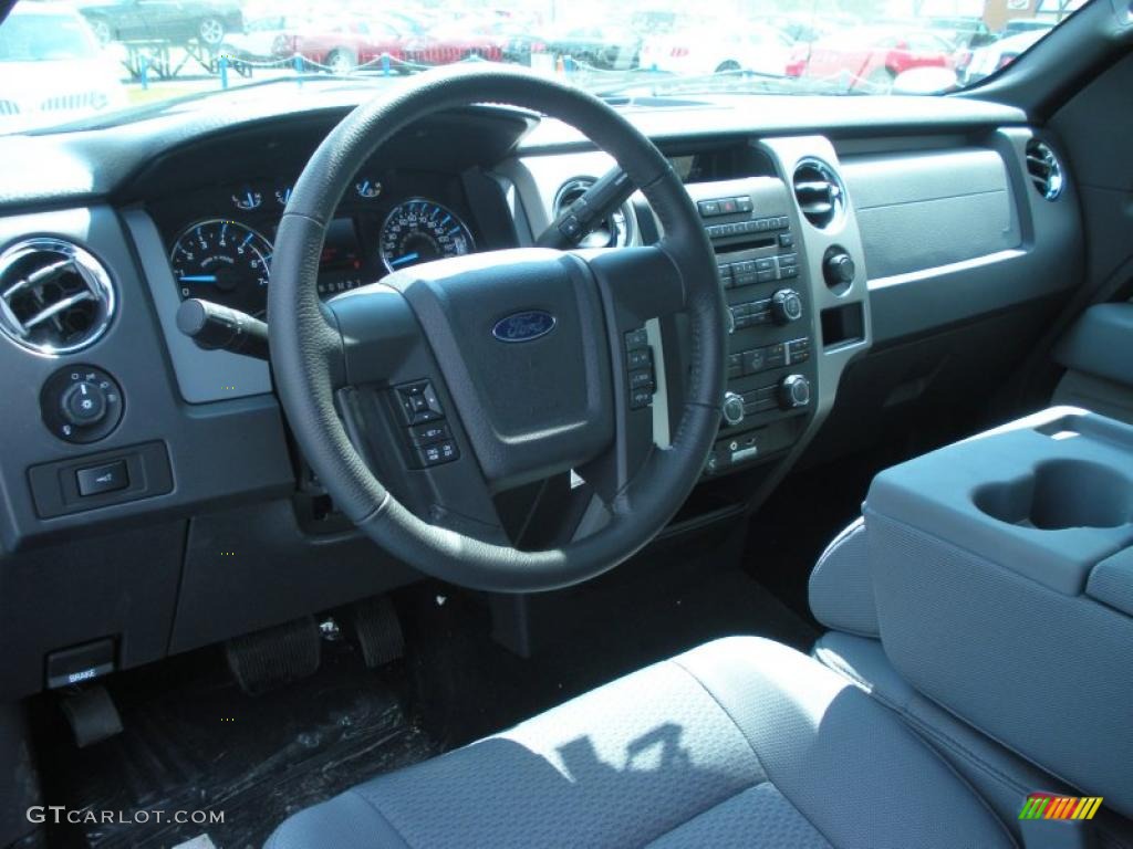 2011 Ford F150 XLT Regular Cab 4x4 Steel Gray Dashboard Photo #46770141