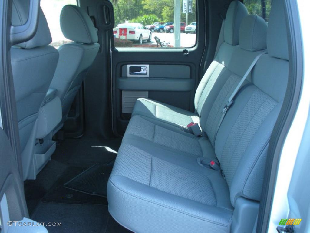 Steel Gray Interior 2011 Ford F150 XLT SuperCrew Photo #46770327