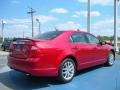 2011 Red Candy Metallic Ford Fusion SEL V6  photo #3