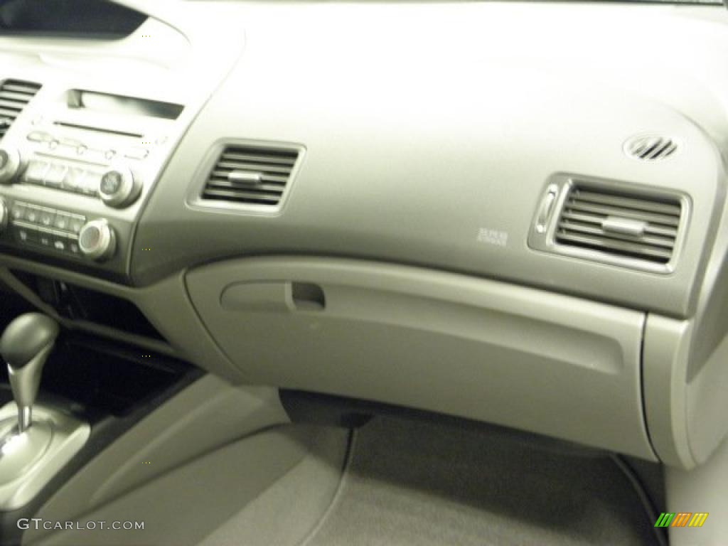 2008 Civic EX Coupe - Galaxy Gray Metallic / Gray photo #14
