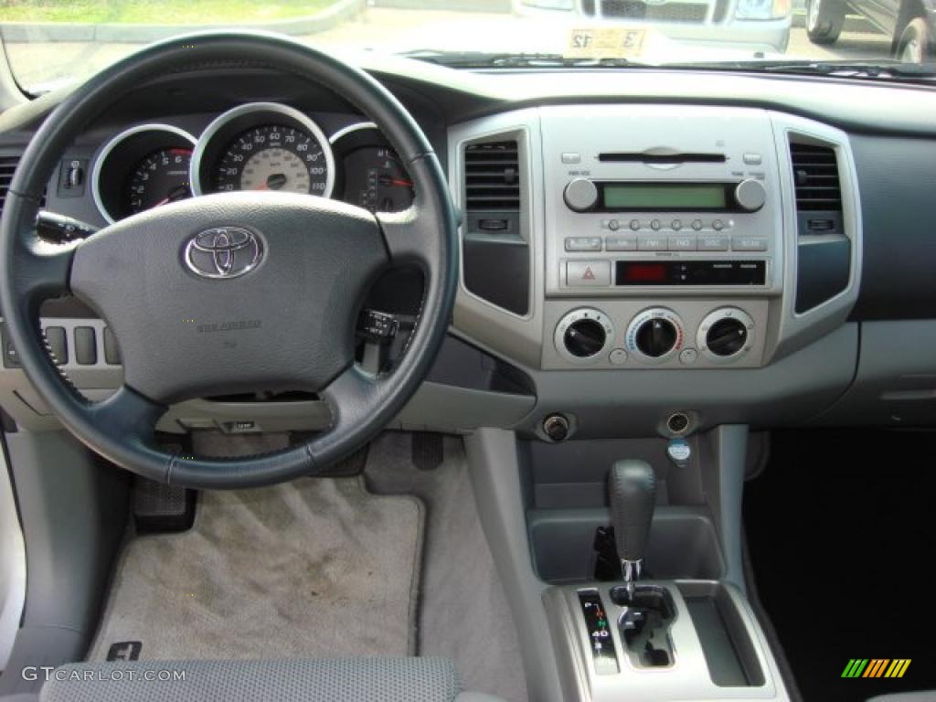 2008 Toyota Tacoma V6 PreRunner TRD Sport Double Cab Graphite Gray Dashboard Photo #46770999