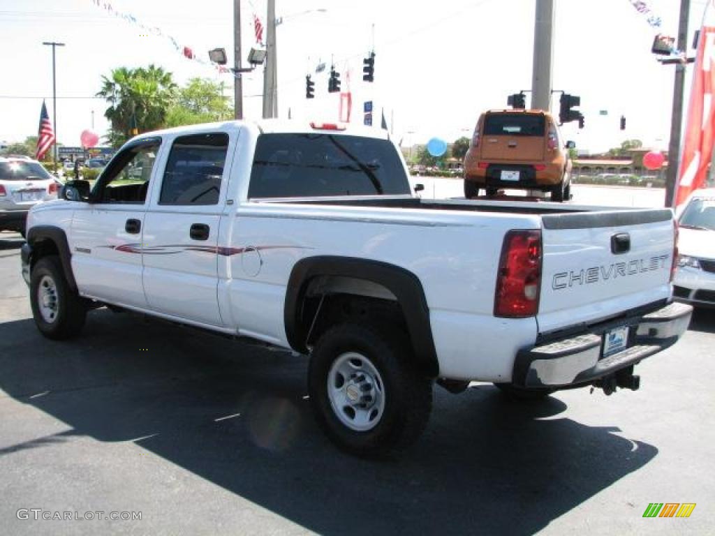 2003 Silverado 2500HD LT Crew Cab - Summit White / Dark Charcoal photo #7