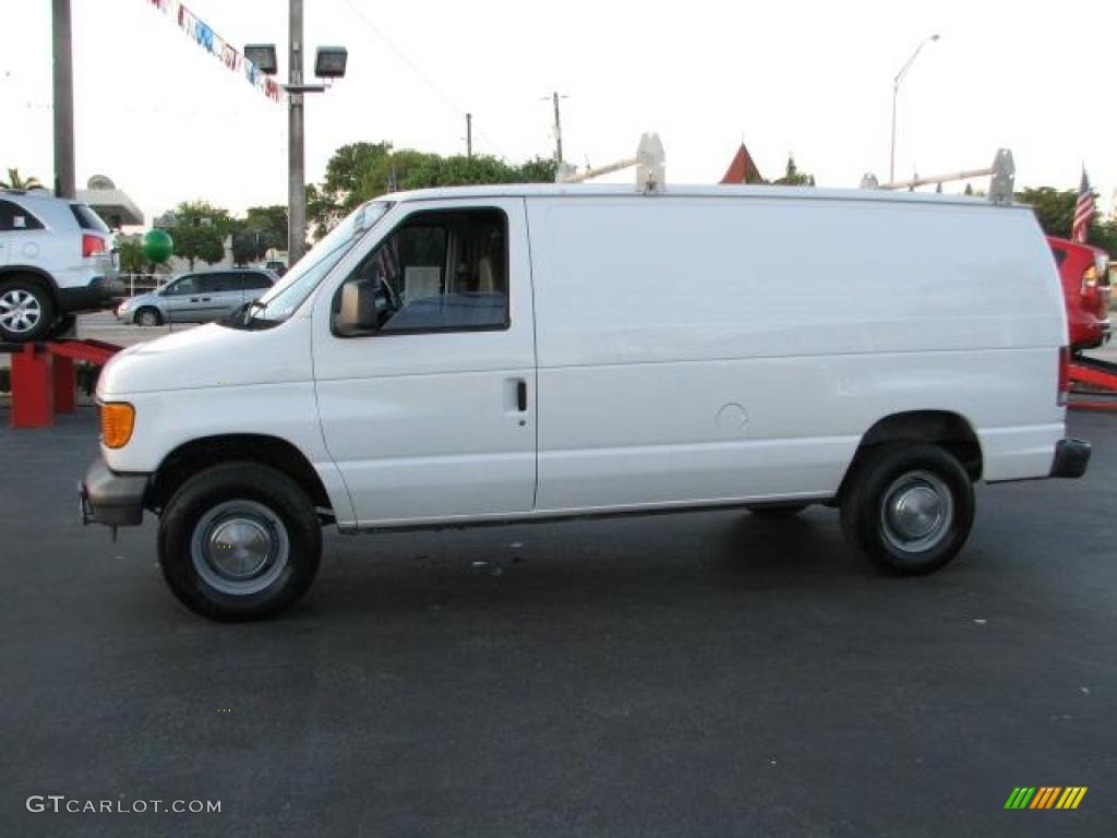 Oxford White 2006 Ford E Series Van E250 Commercial Exterior Photo #46771287