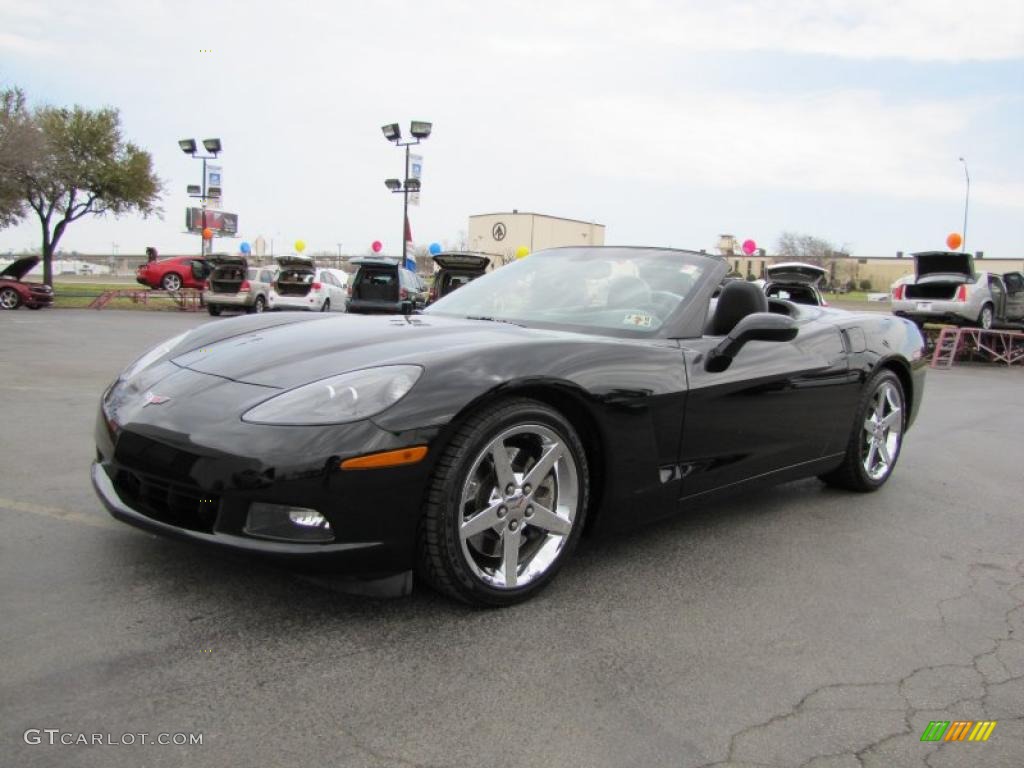 Black 2007 Chevrolet Corvette Convertible Exterior Photo #46771527