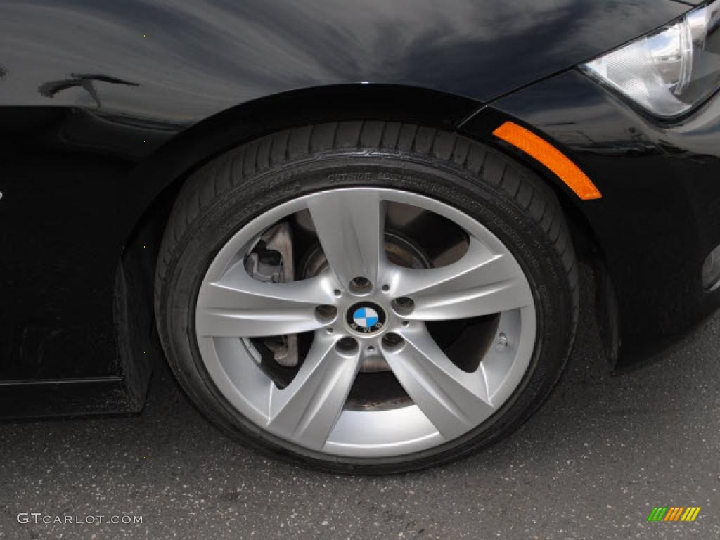 2008 3 Series 335i Convertible - Jet Black / Black photo #2