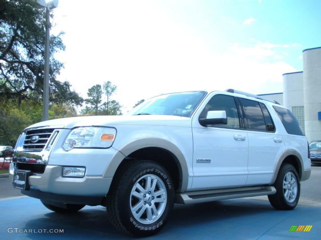 Oxford White Ford Explorer